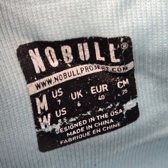 Nobull Womens 8.5 Outwork High-Top Blue Camo Athletic Gym Daily Workout Trainer - Picture 13 of 13